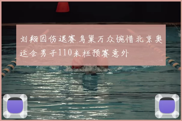 刘翔因伤退赛鸟巢万众惋惜北京奥运会男子110米栏预赛意外